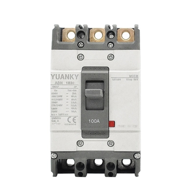 frequenza nominale di tensione nominale 50/60Hz di caso modellata interruttore 800amp 500V/690V di 2P 3P 4P MCCB